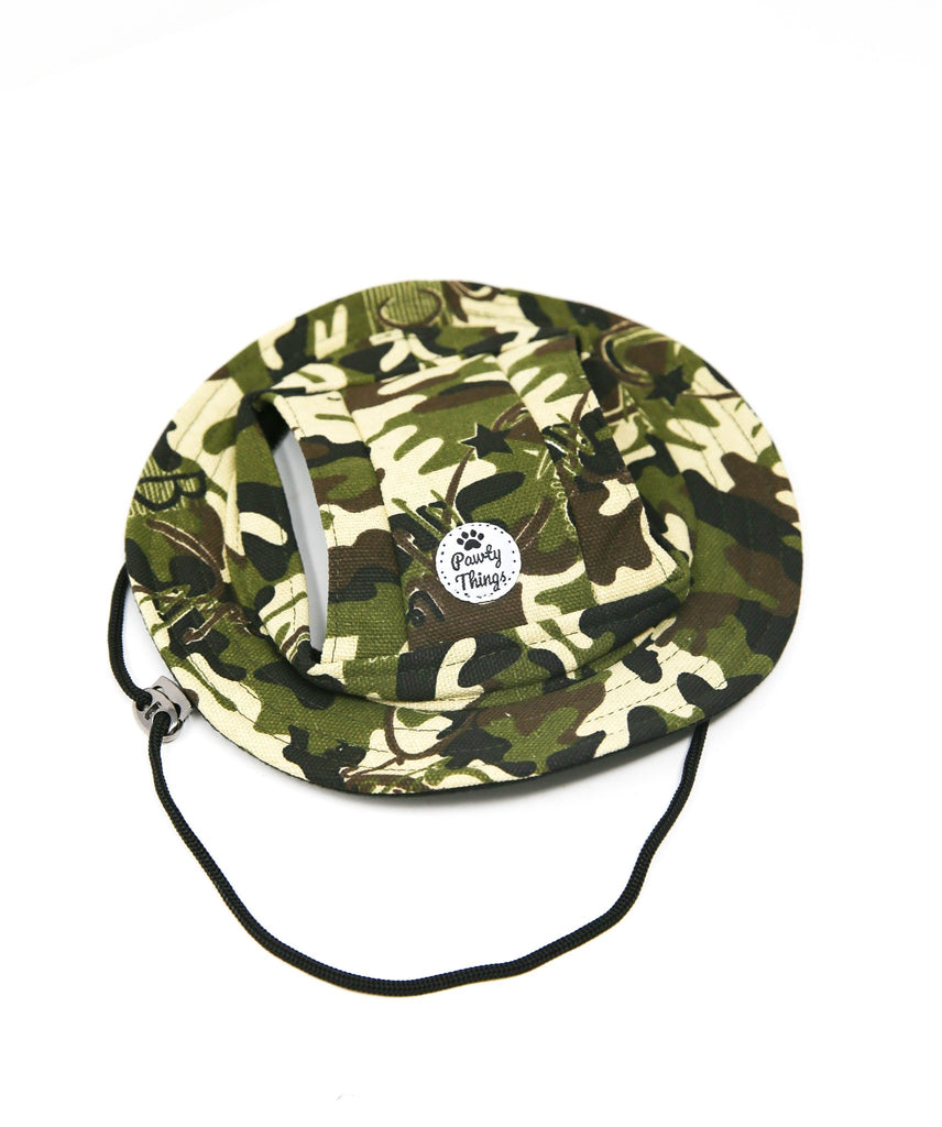Kai Dog Bucket Hat (Camo) - PAWTY THINGS