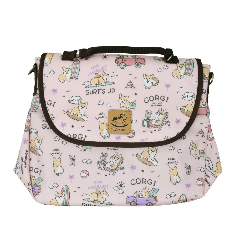 Kobe Corgi Multi-Functional Backpack Bag (Pink - Beach) - PAWTY THINGS